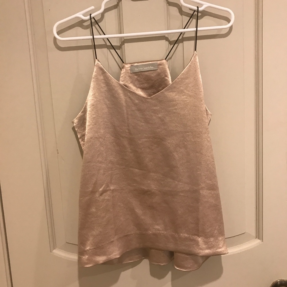 Fun gold tank top